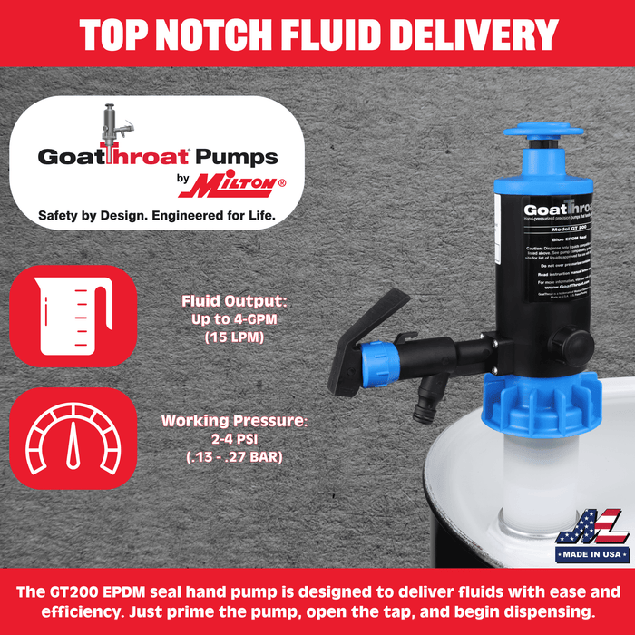 Drum Pump with EPDM Seals