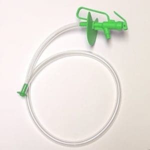 Remote Discharge Tap with Tef-Kal Seals in Green