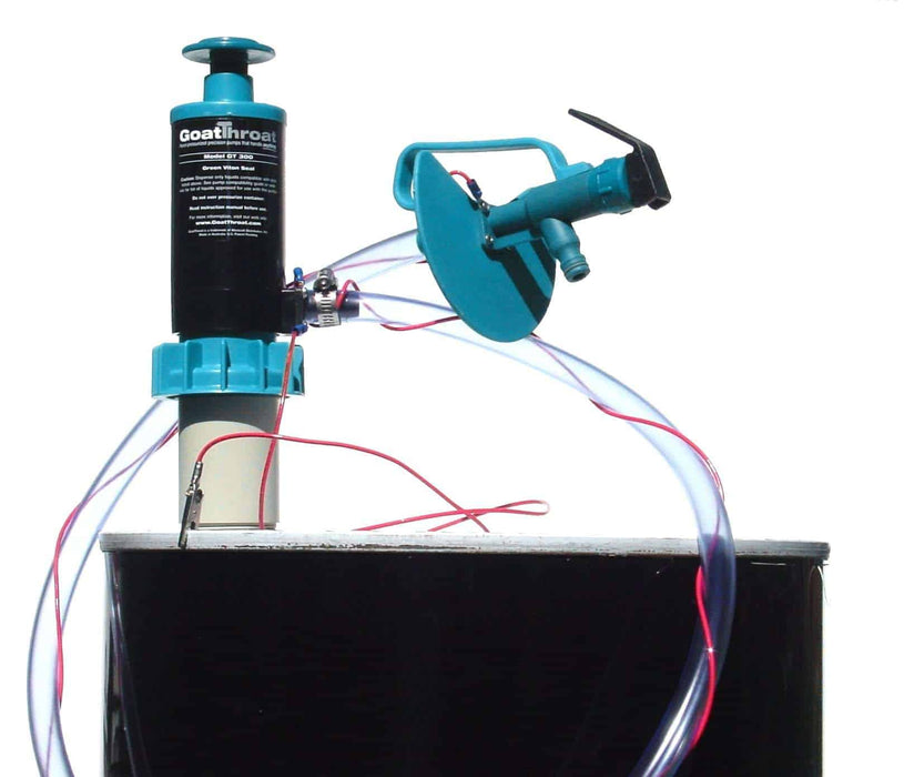 Groundable Drum Pump and Remote tap with EPDM Seal, Gas Hose, 5 foot section