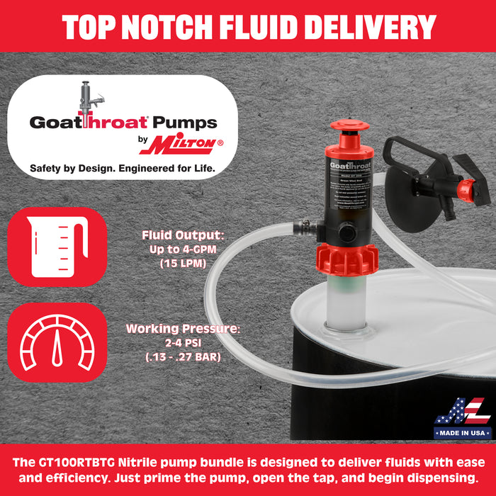 GT100 Pump Bundle W/Remote Tap - Tygon Hose