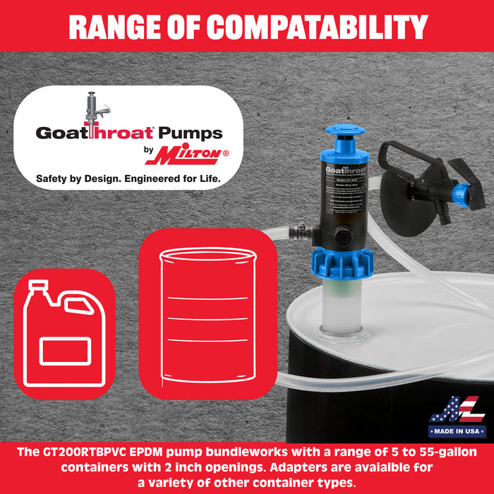 GT200 Pump Bundle W/Remote Tap - PVC Hose