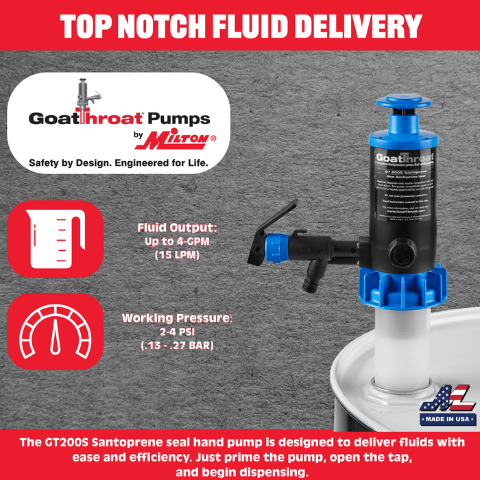 GoatThroat Santoprene Pump