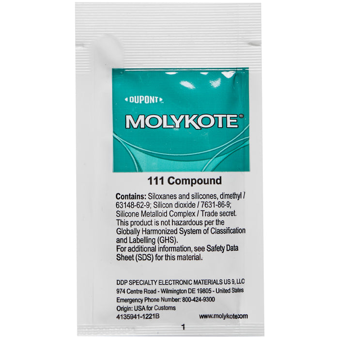 6-gram Molykote 111 lubricant