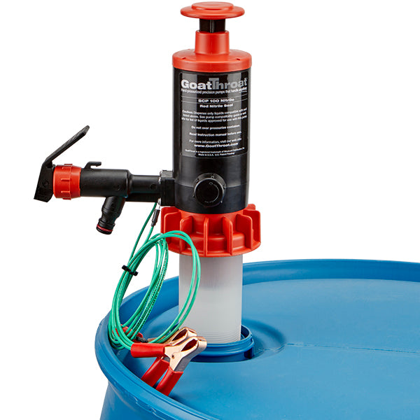 Groundable Drum Pump for Flammables, Nitrile Seal