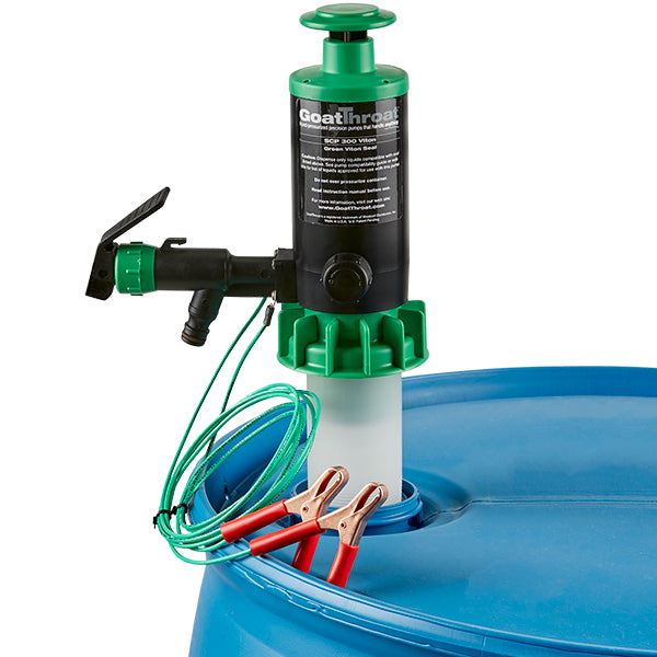 Groundable Drum Pump for Flammables Viton Seals