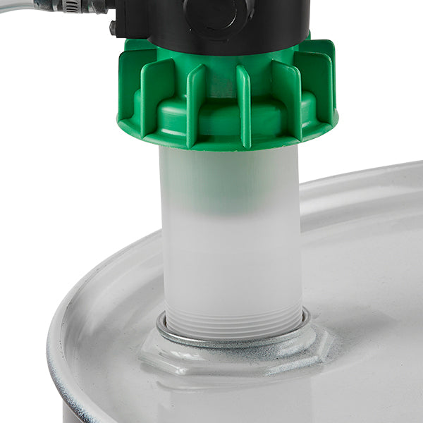Groundable Drum Pump and Remote Discharge Tap with Viton Seals - select and add appropriate hose