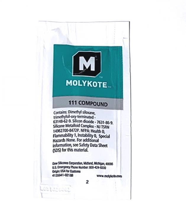 6-gram Molykote 111 lubricant