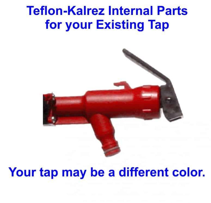 Teflon Kalrez Tap Components for Self Assembly (parts 25, 27, 31)
